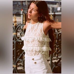 Ruffled Lace Top - NWT